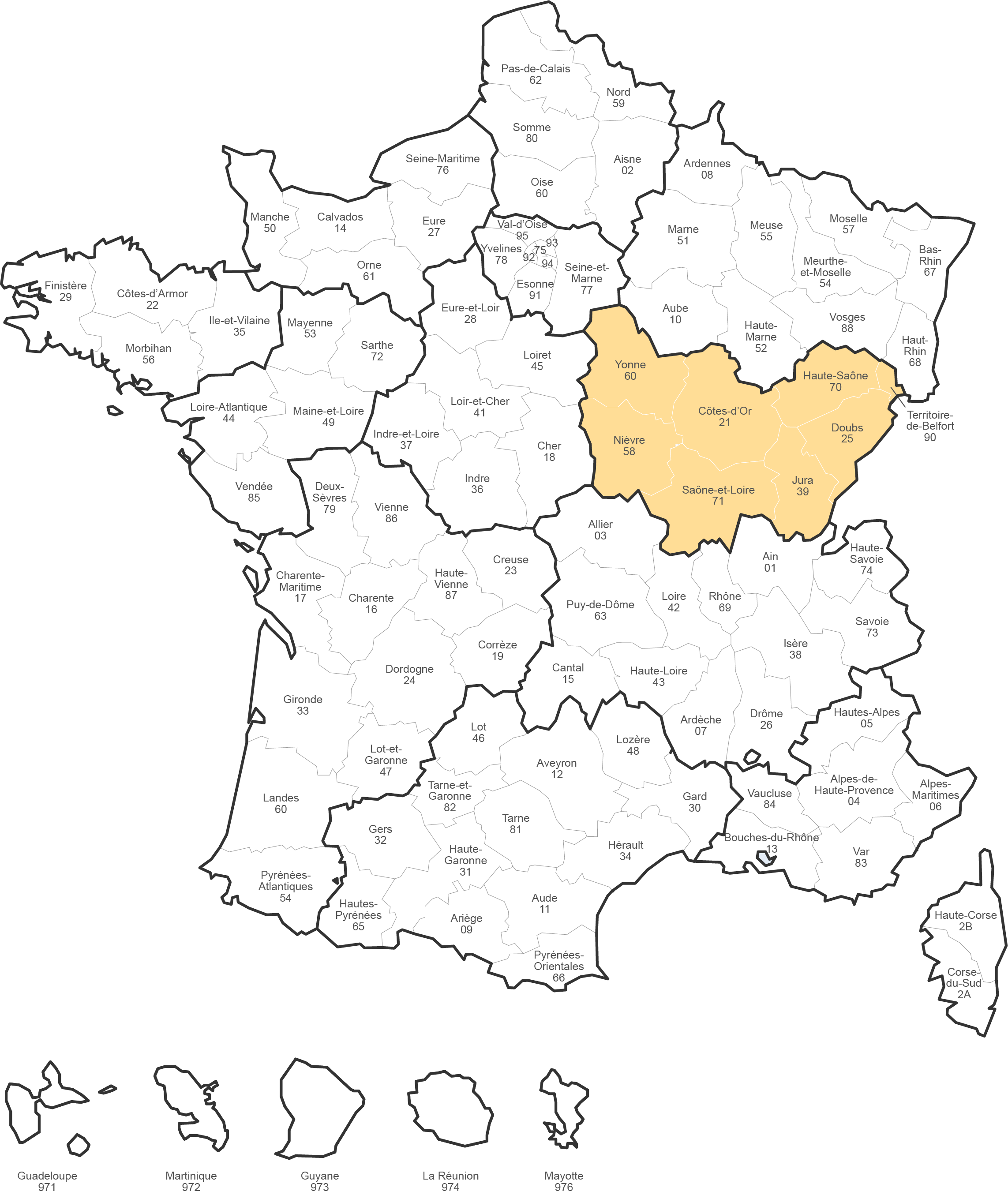 Délégation régionale : Bourgogne-Franche-Comté