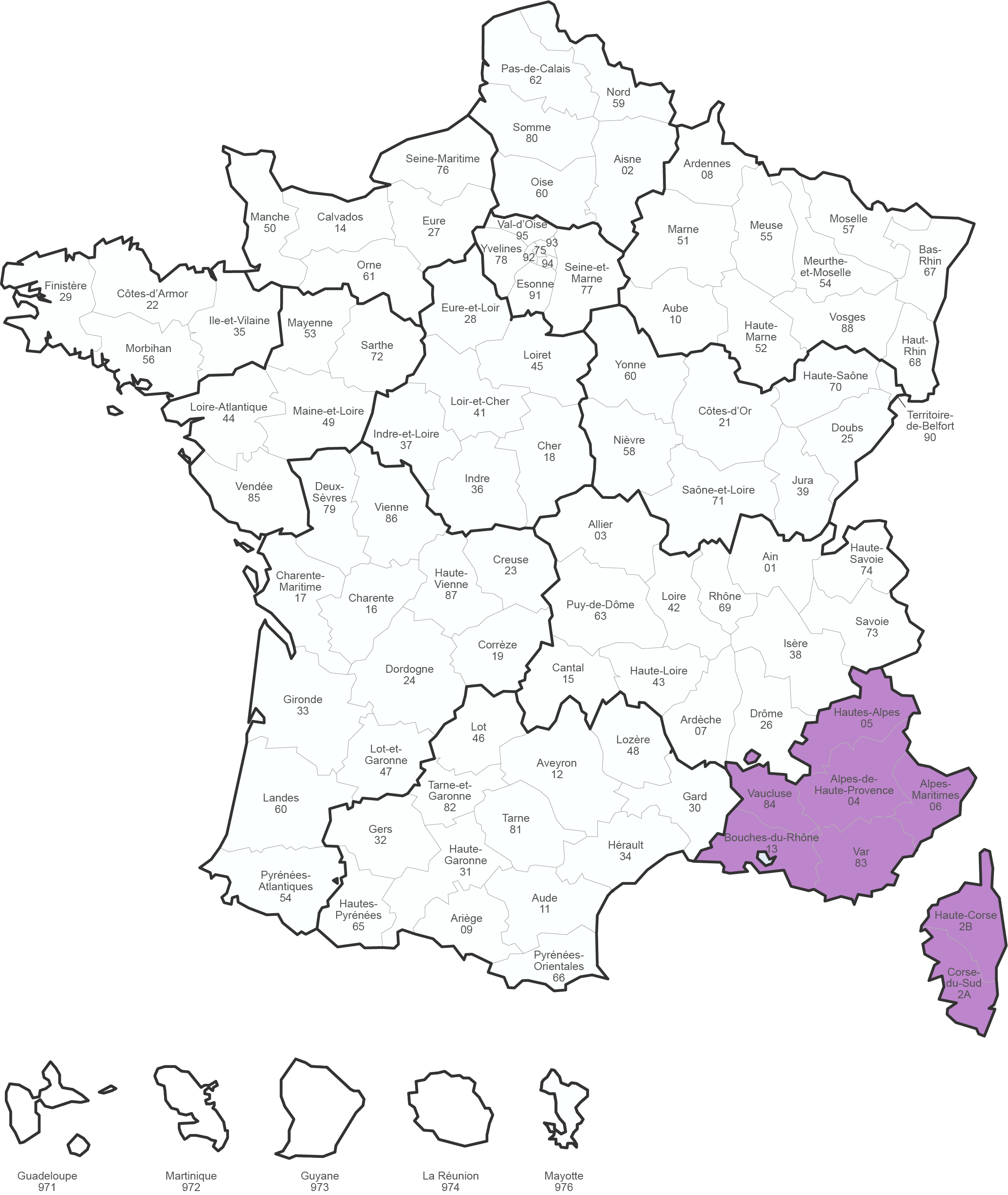 Délégation régionale : Provence-Alpes-Côte d'Azur et Corse