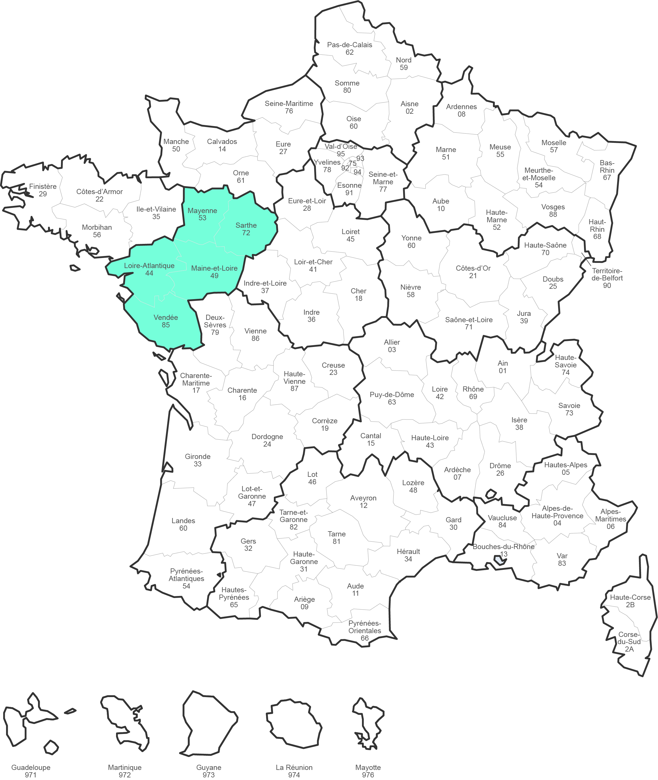 Délégation régionale : Pays de la Loire