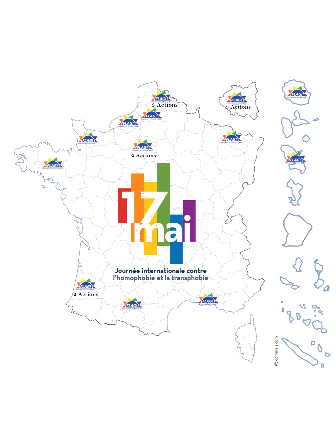 17 mai 2022 - Journée mondiale de lutte  contre l’homophobie et la transphobie