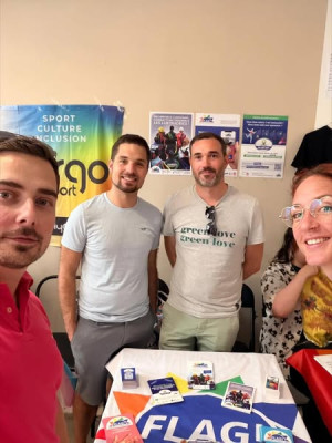 FLAG! faisait son grand retour au Forum des associations du Centre LGBTI+ de Lyon !