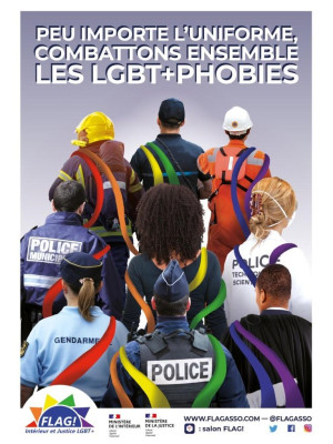 Peu importe l'uniforme, combattons ensemble les LGBT+phobies