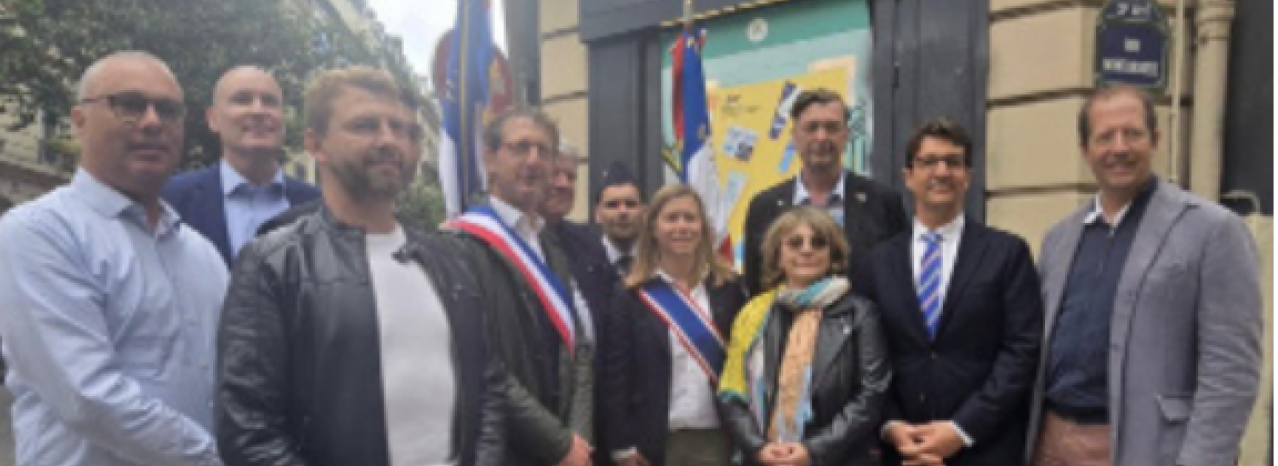 Inauguration de la Plaque commémorative, en mémoire des personnes homosexuelles déportées et persécutées à travers l’Histoire.
